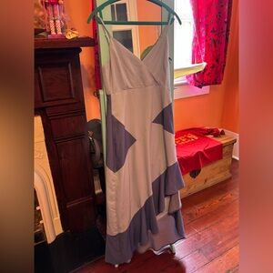 Lost + Wander High Low Dress in Lavender and Slate
